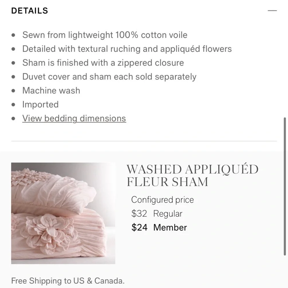 RH Baby & Child, Toddler Quilt, Sham & Feather-Down Insert